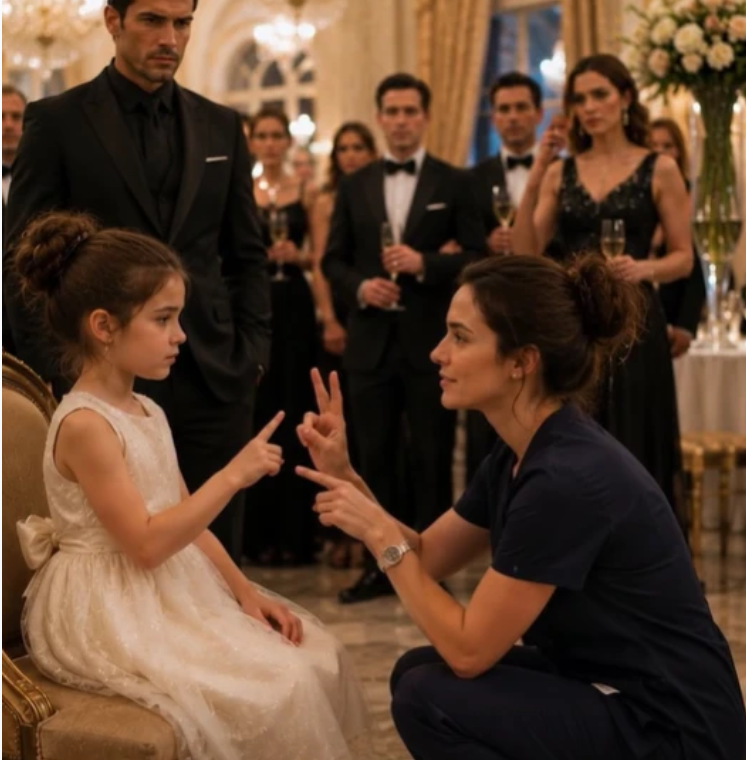 **I watched nine hundred people ignore my deaf niece at the charity gala… until a stranger did one small thing that made me question everything about myself.**