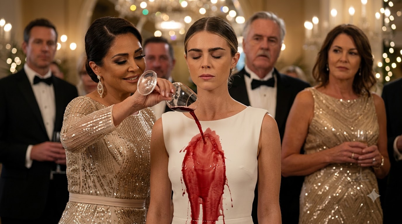 MY FUTURE MOTHER-IN-LAW THREW RED WINE ON MY WHITE DRESS | My CMS