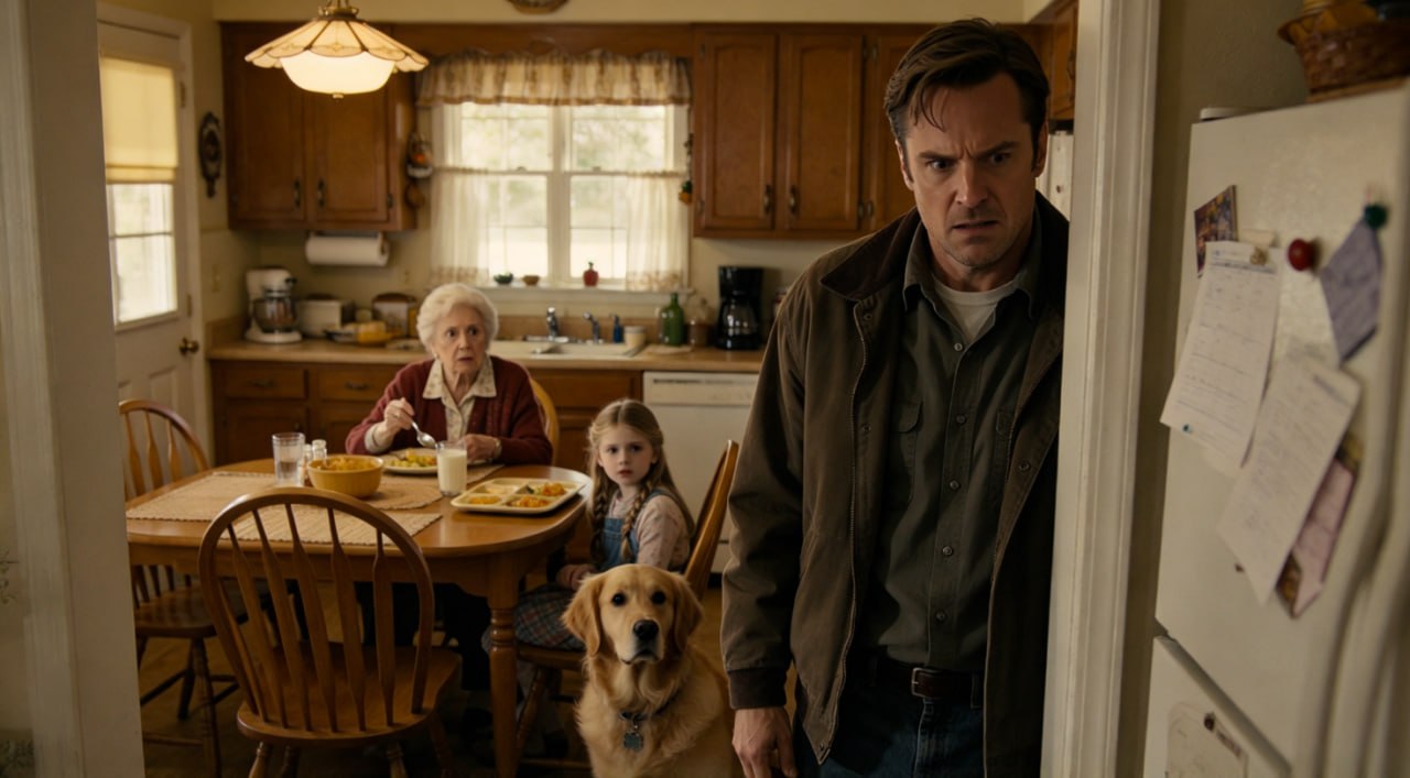 52-I CAME HOME EARLY AND FOUND MY TEN-YEAR-OLD DAUGHTER EATING DINNER ON THE KITCHEN FLOOR BESIDE OUR DOG—THEN I DISCOVERED MY MOTHER HAD BEEN HIDING SOMETHING FAR WORSE.