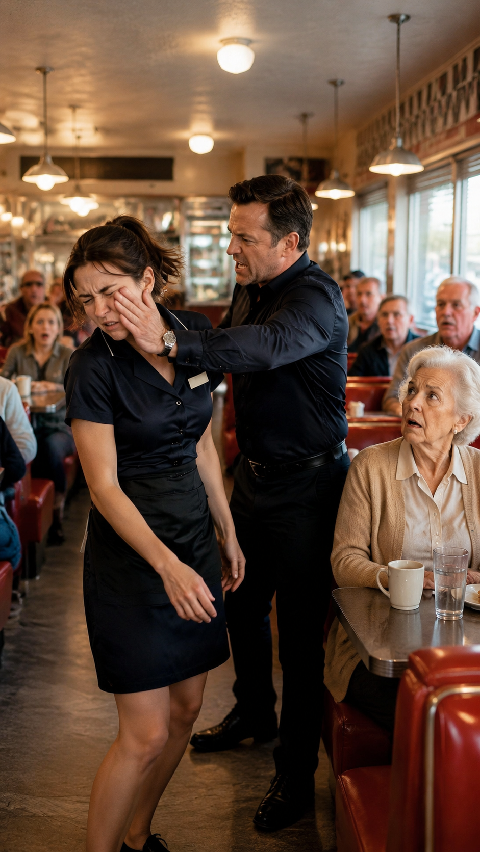 The Silent Witness Who Saved the Waitress