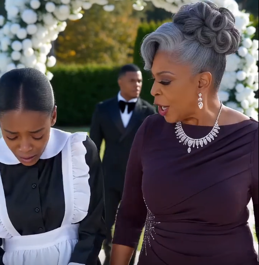 A joyful wedding ceremony came to a complete stop when a single locket fell to the floor...