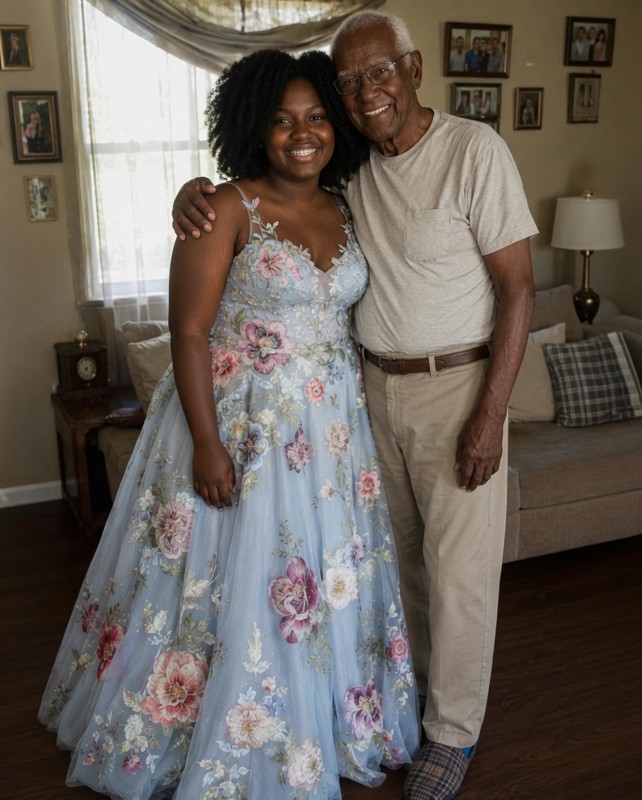 My grandpa made my prom dress just 5 days before he died — my classmates laughed at me until the most popular boy in school taught them a lesson.