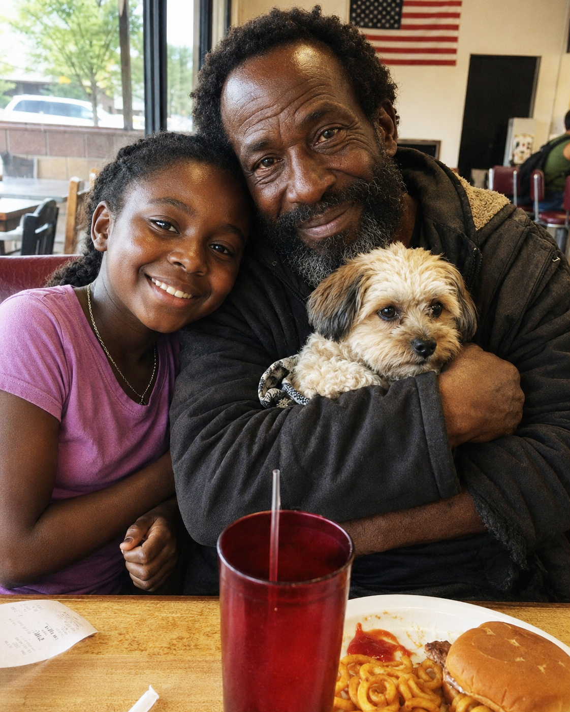 My 10-year-old daughter spent her LAST MONEY buying lunch for a homeless man — the next morning, he appeared at our door and whispered, "Yesterday was a TRAP.