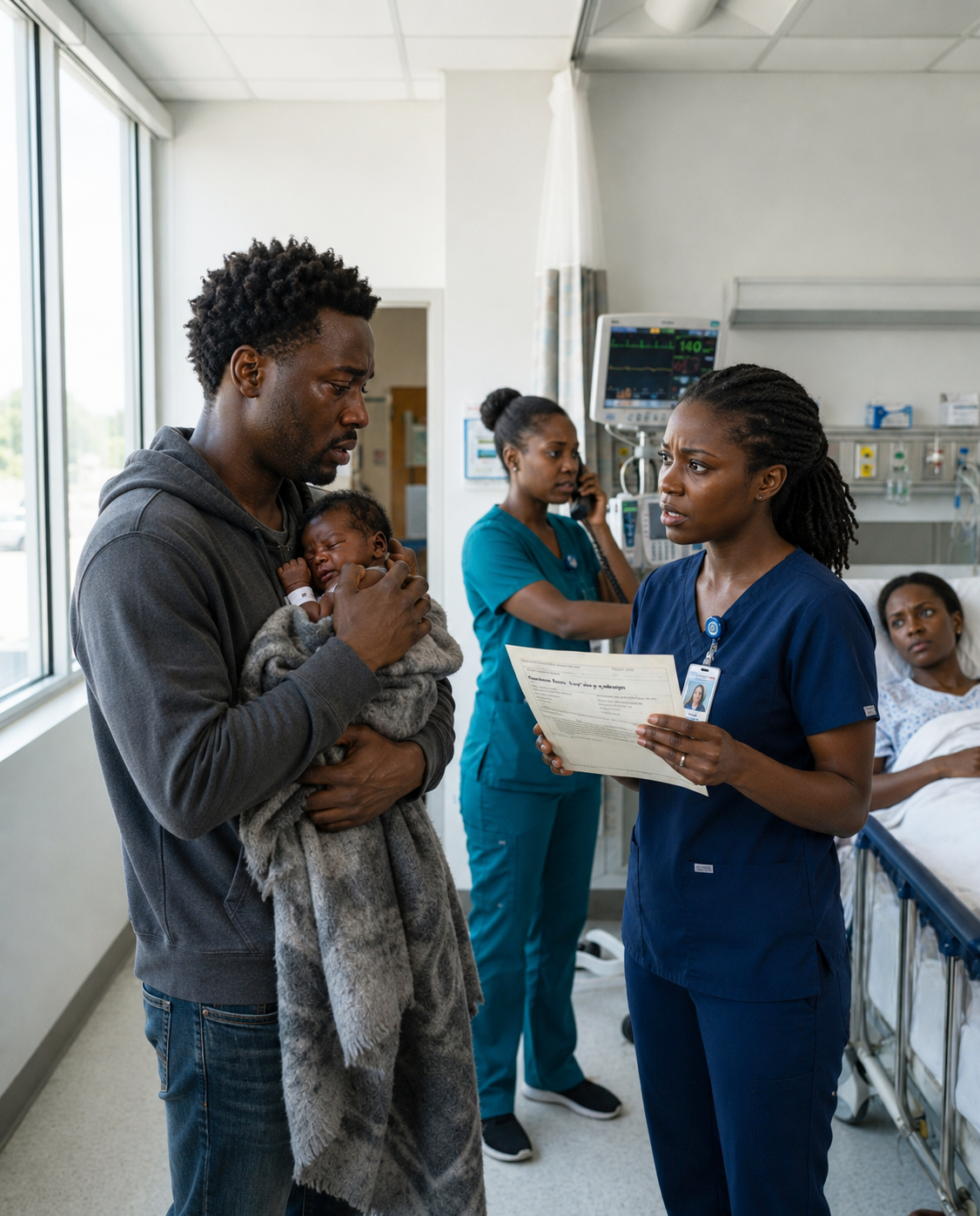 I Came Home to Find My 7-Day-Old Son Burning With Fever Beside My Unconscious Wife—Then the Doctor Said, "Call the Police"