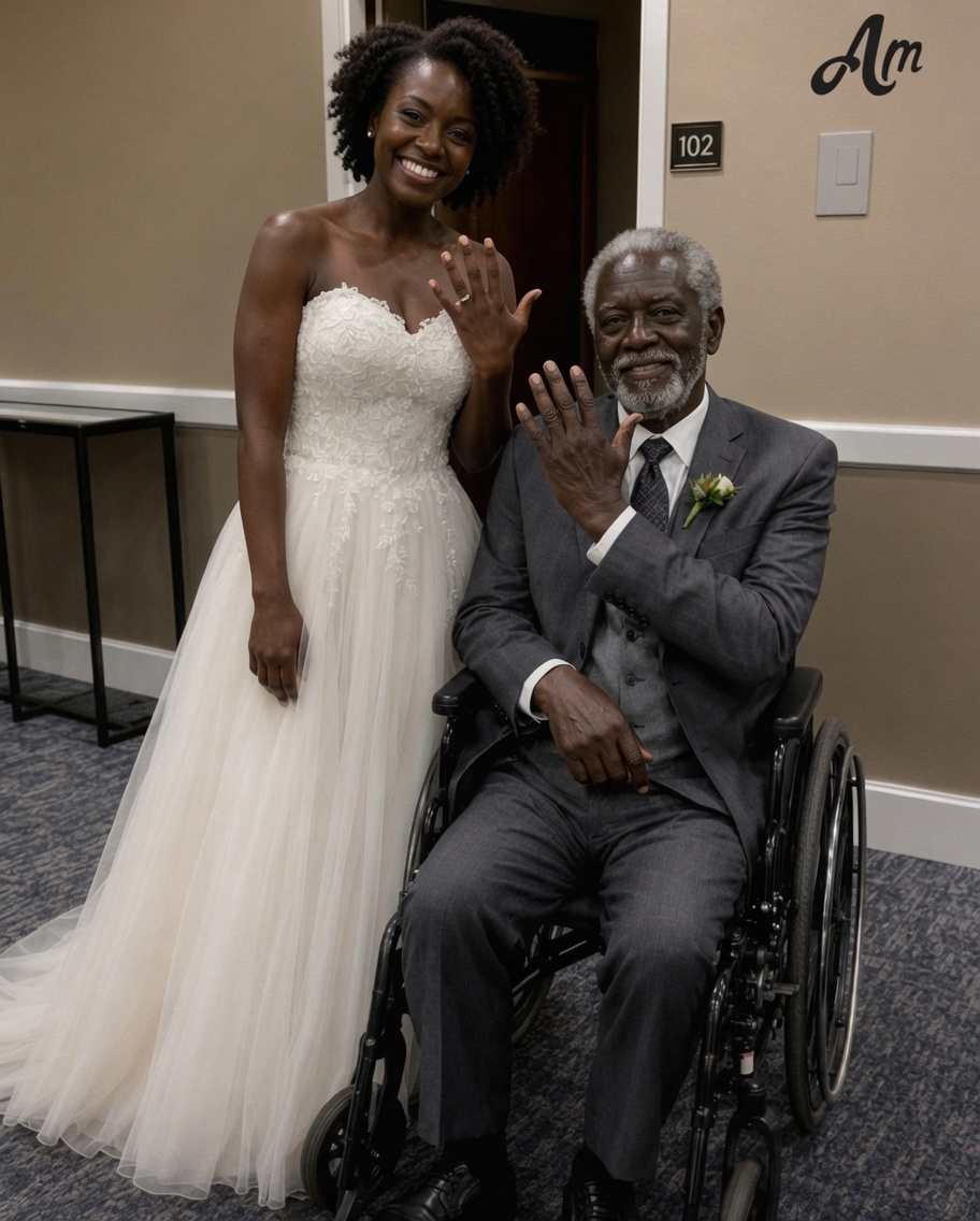 My young school teacher married my disabled dad—what I overheard her whispering behind a closed door made me feel sick.
