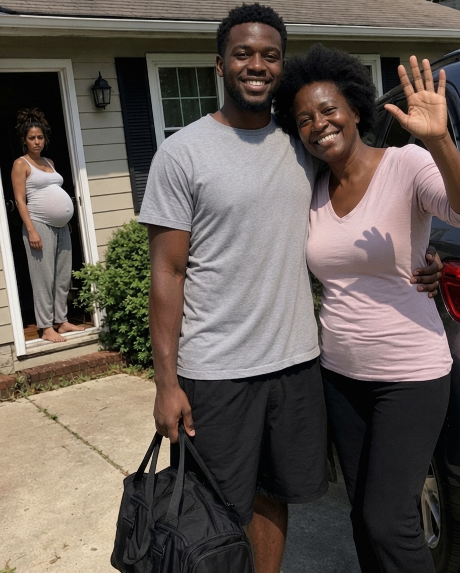 I was nine months pregnant when my mother-in-law took my husband home so he could "rest before the baby came" — but what she found on her doorstep the next morning made her text: "YOU HAVE NO RIGHT!"