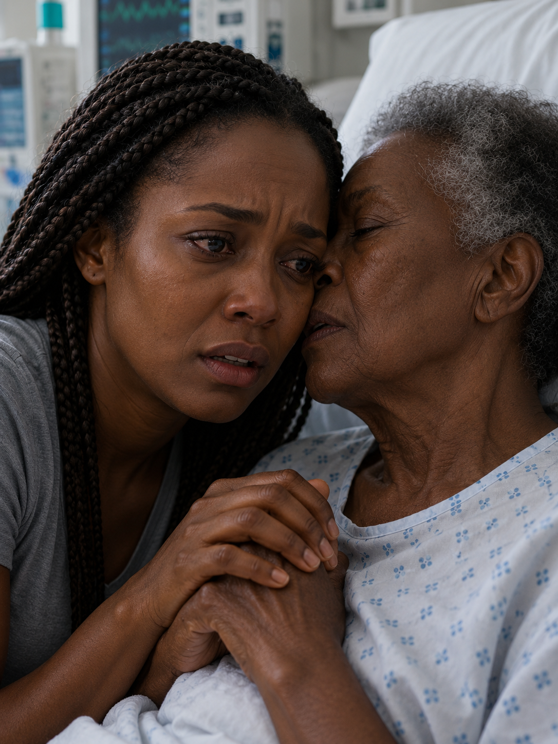 While my grandmother lay fading, my parents and sister never came by—not once.
