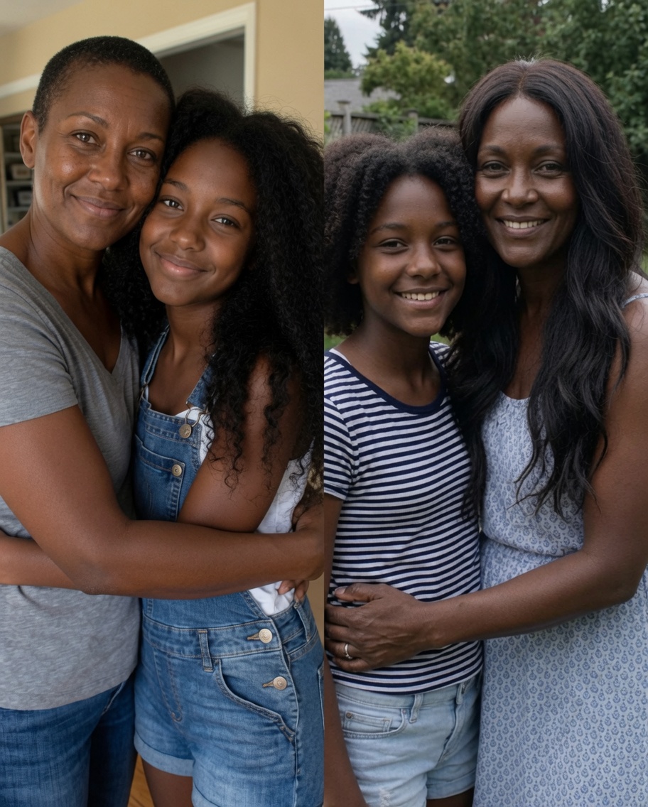 My daughter cut off her hair to make me a wig after my chemo — but the next day, her teacher called me and said, "Officers are looking for your daughter.