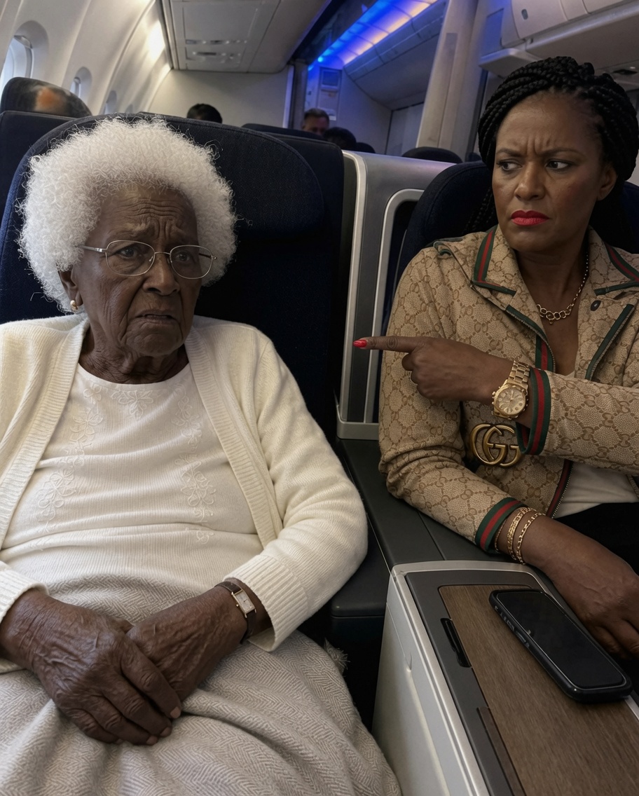 An entitled business class passenger demanded my 85-year-old grandma be moved away because "her hands were shaking too much"—what the flight attendant did next stunned everyone.
