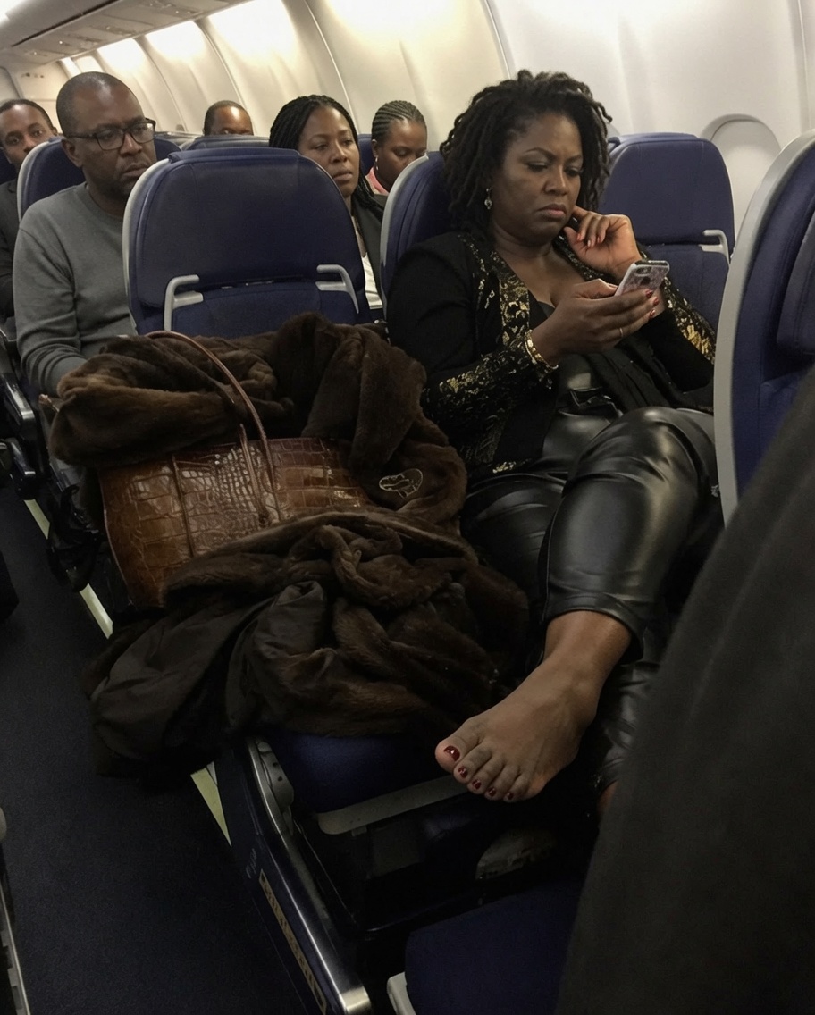 A woman st0le the airplane seat I paid extra for — but after takeoff, my 10-year-old daughter did ONE THING that left the entire cabin speechless.