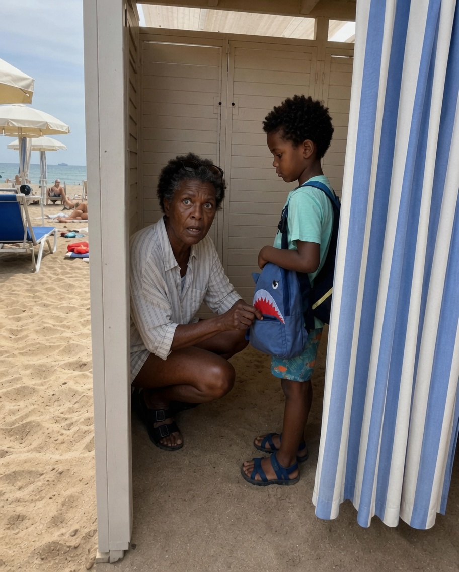 I accidentally stepped into a beach changing cubicle looking for my six-year-old son—what I heard my "perfect" MIL whisper there made my bl00d run cold.