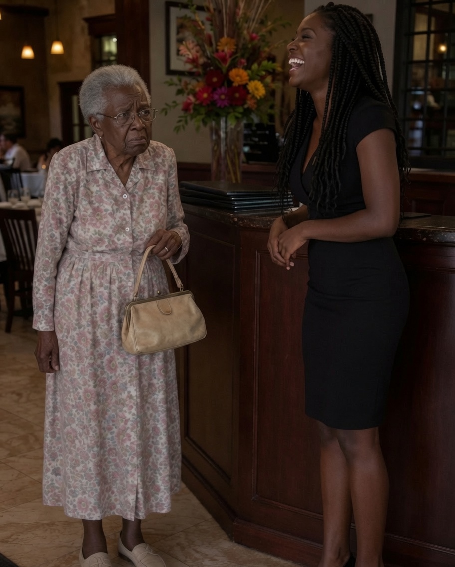 A rude hostess refused to let my grandma into the restaurant on her 92nd birthday because she "LOOKED POOR" — then the owner stepped out, and what he did next left everyone speechless.