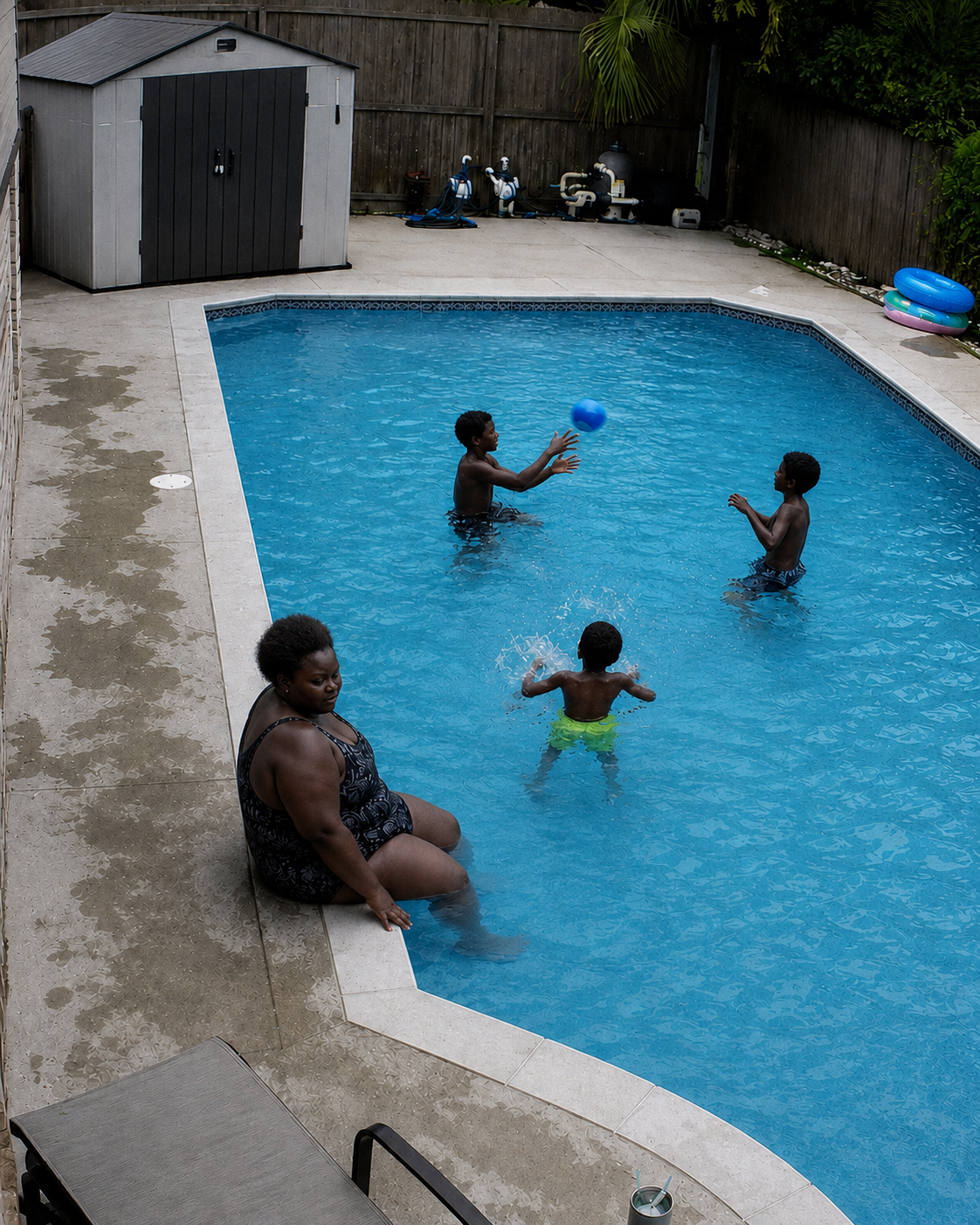 My neighbor used my pool as her family's PUBLIC TOILET — she never suspected I was preparing a lesson she would never forget.