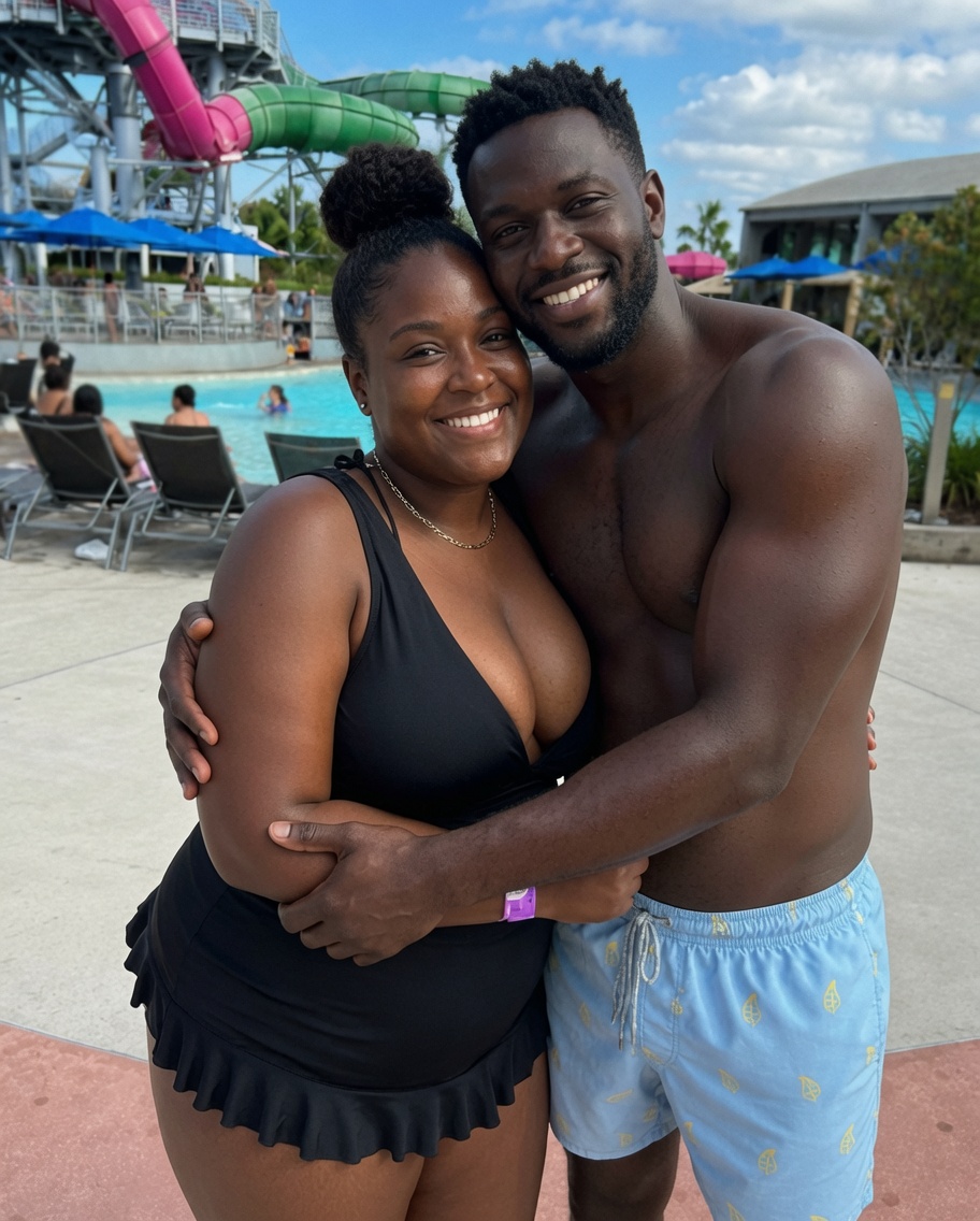 My future SIL planned her bachelorette at a water park, certain I'd refuse because I was "TOO BIG"—what my husband did in front of everyone to teach her a lesson made her gasp.