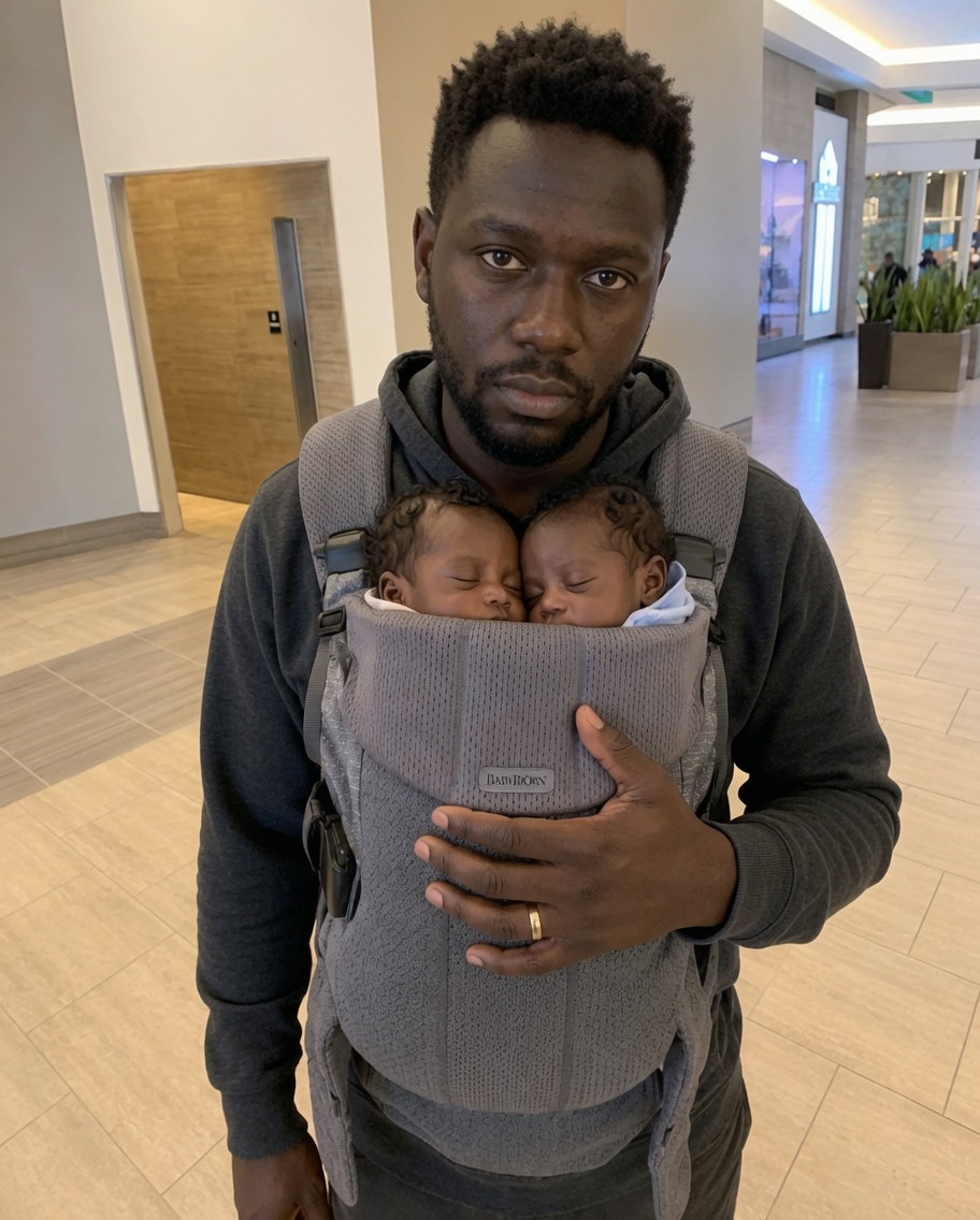 An entitled woman kicked me and my newborn twins out of the women's restroom when I tried to change them and called the police on me — but karma hit her first.