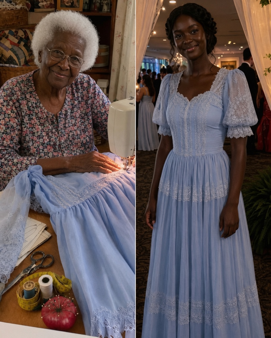 I was relentlessly mocked for wearing the prom dress my dying grandma had sewn for me — then I found a note hidden in the lining that changed everything.