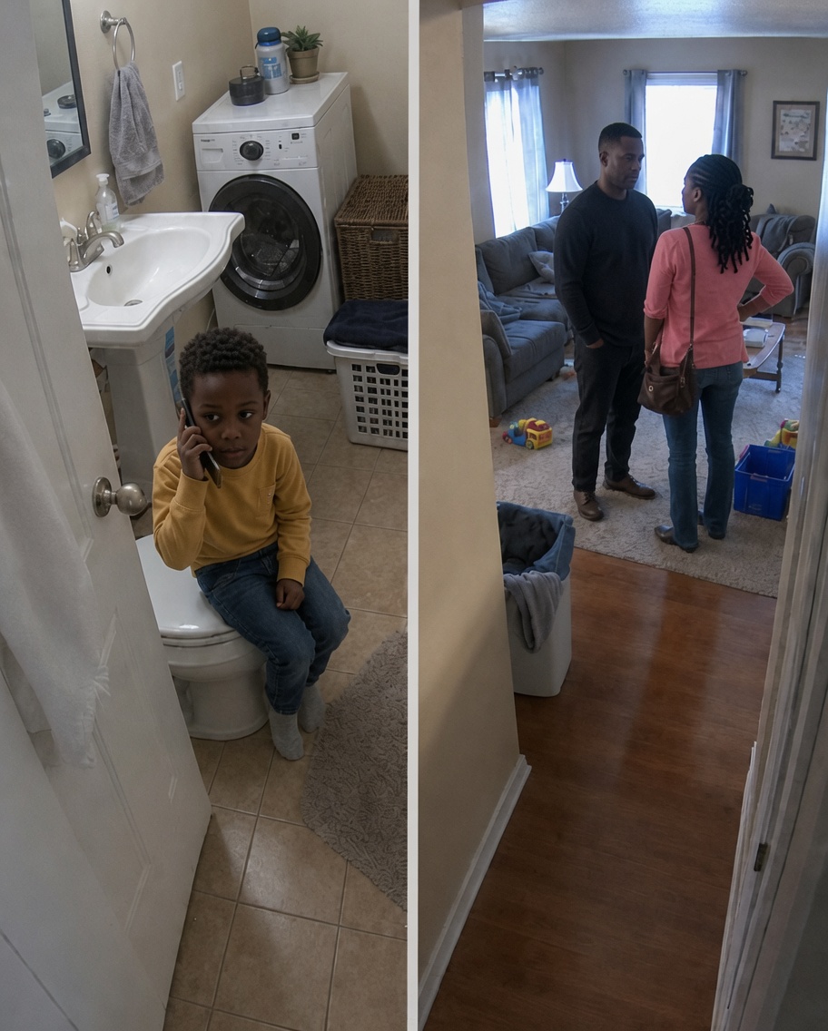 My 6-year-old called me and said, "The woman in the living room says she is my real mom" — I rushed home, but nothing could have prepared me for what I stepped into.