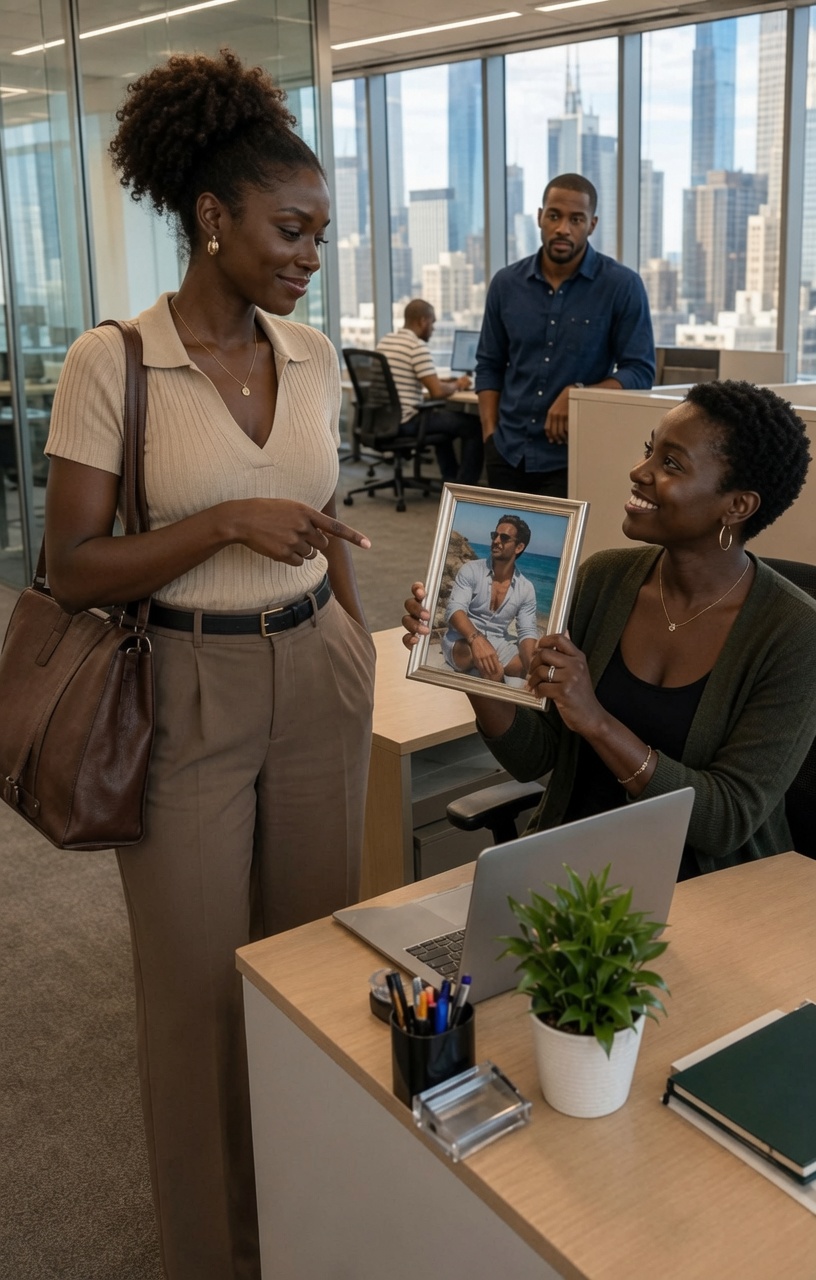 On My First Day at a New Job, I Saw a Framed Photo of My Husband on My Coworker's Desk.