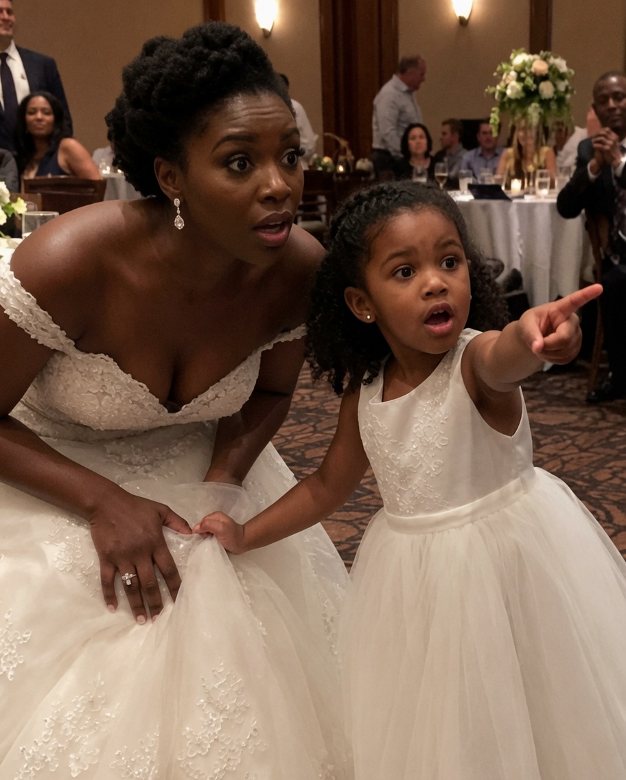 My daughter tugged on my wedding dress and said, "I saw new Daddy and Uncle Peter do something bad" — what I did next shocked all 200 guests.