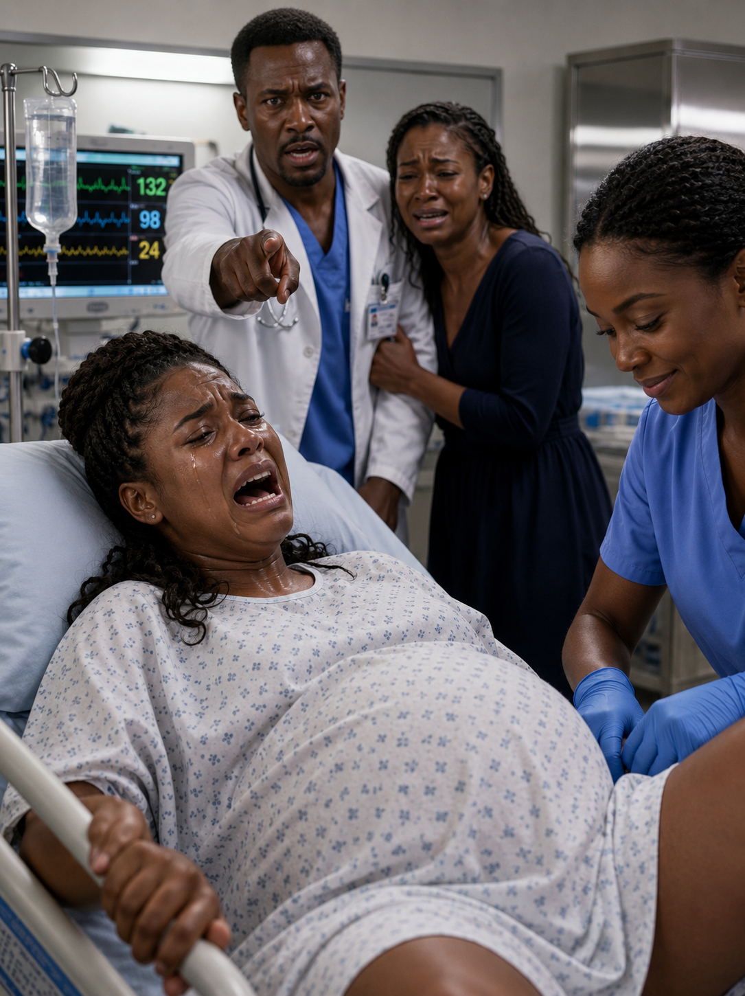 While I Suffered Hours of Agonizing Labor With a Nearly Ten-Pound Baby, My Doctor Husband Dismissed My Pleas for an Emergency C-Section, Convinced I Had Framed His Favorite Resident.