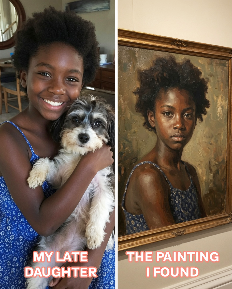 I SAW A PAINTING OF MY LATE DAUGHTER AT AN EXHIBITION WITH THE CAPTION "SELF-PORTRAIT" — WHEN I APPROACHED THE ARTIST, I COULDN'T BELIEVE MY EYES.