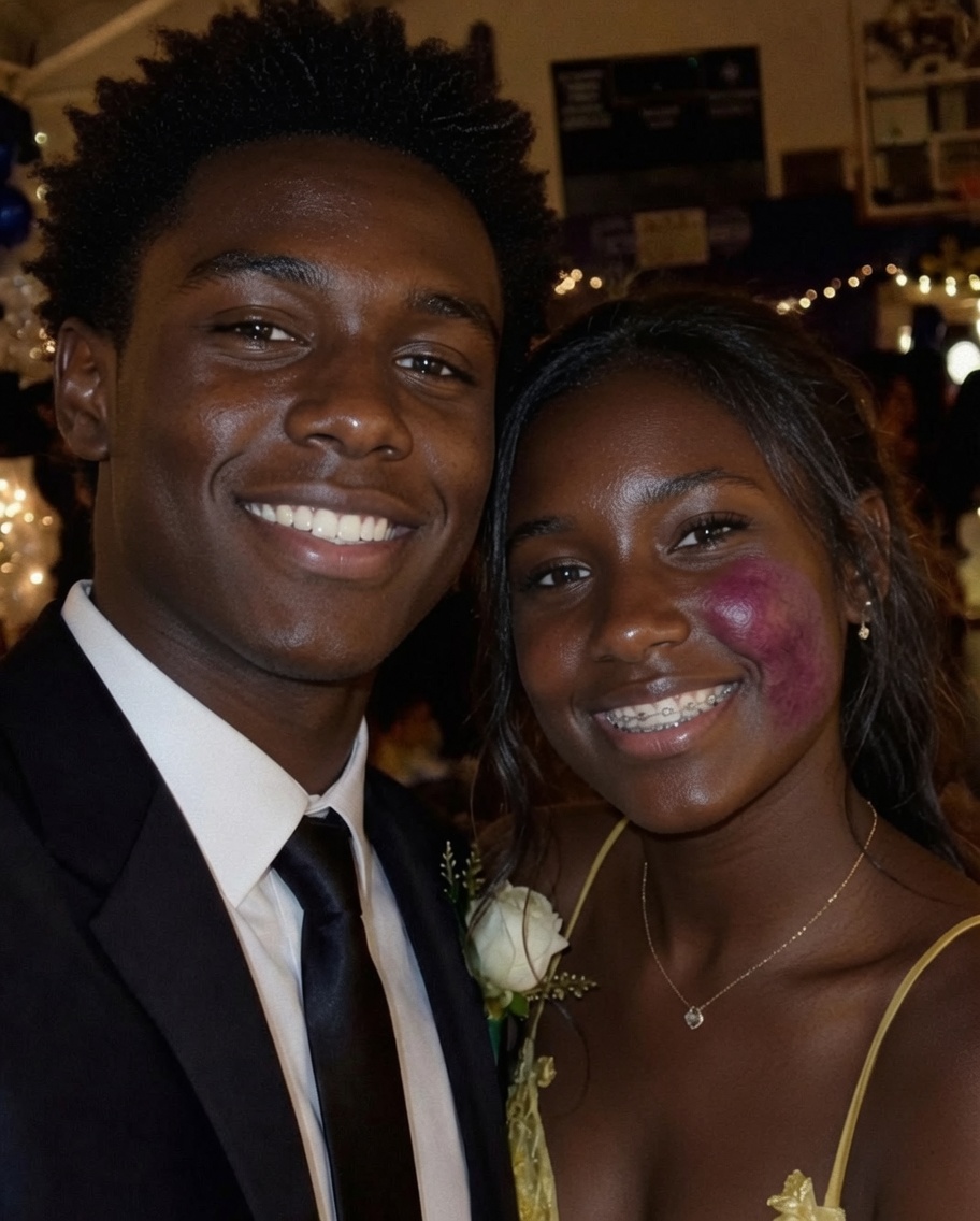 Only one boy asked me to prom because no one else wanted to go with me because of the birthmark on my face — everyone laughed until police officers stepped into the gym.