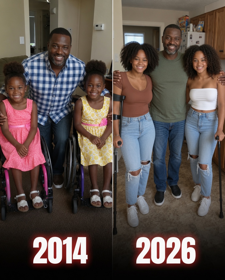 I raised my disabled twin daughters alone after their mom walked out when they were six — 12 years later on Father's Day, they revealed, "Dad, we've been keeping a secret from you all these years."