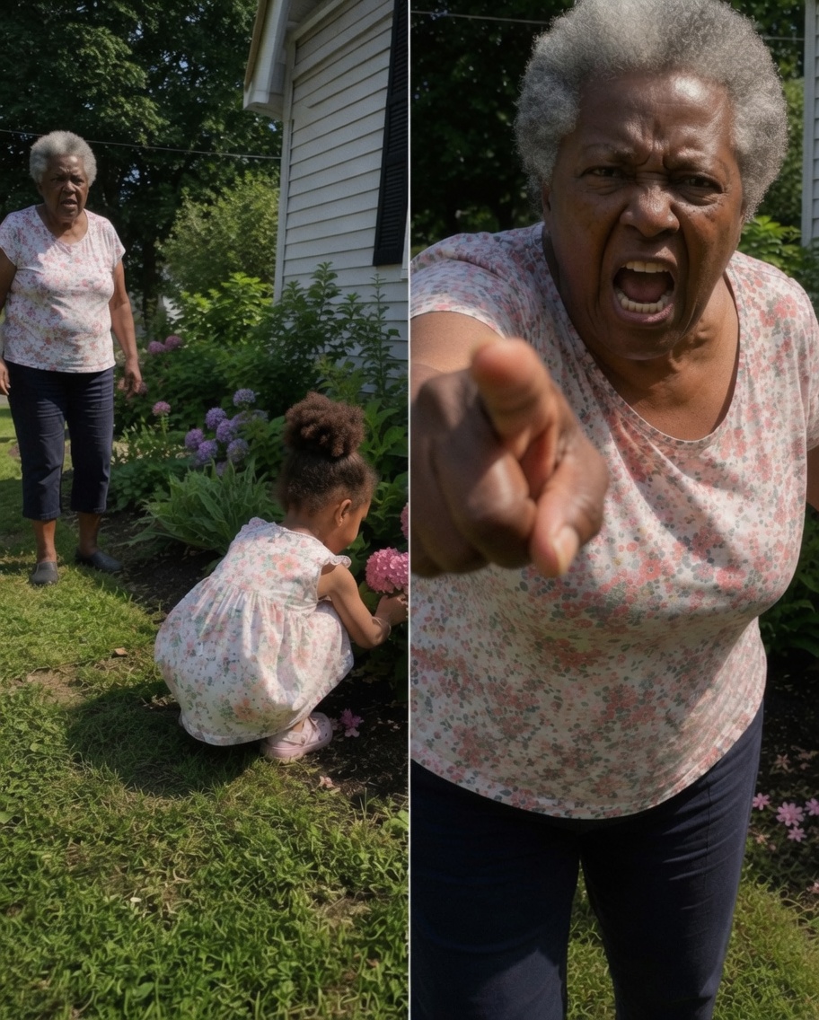 My neighbour called my 8-year-old autistic daughter "destructive" for picking her hydrangeas – but what I saw my daughter doing on our security camera left me sobbing.