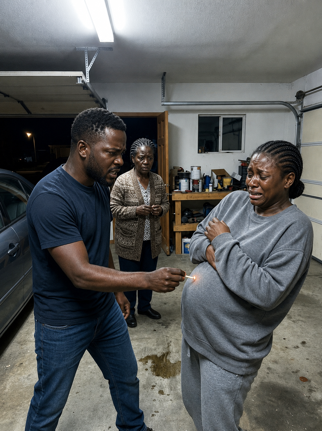 Every night, my husband pulled me into the garage of our home in a quiet American suburb, pushed a glowing cigarette butt against my pregnant belly