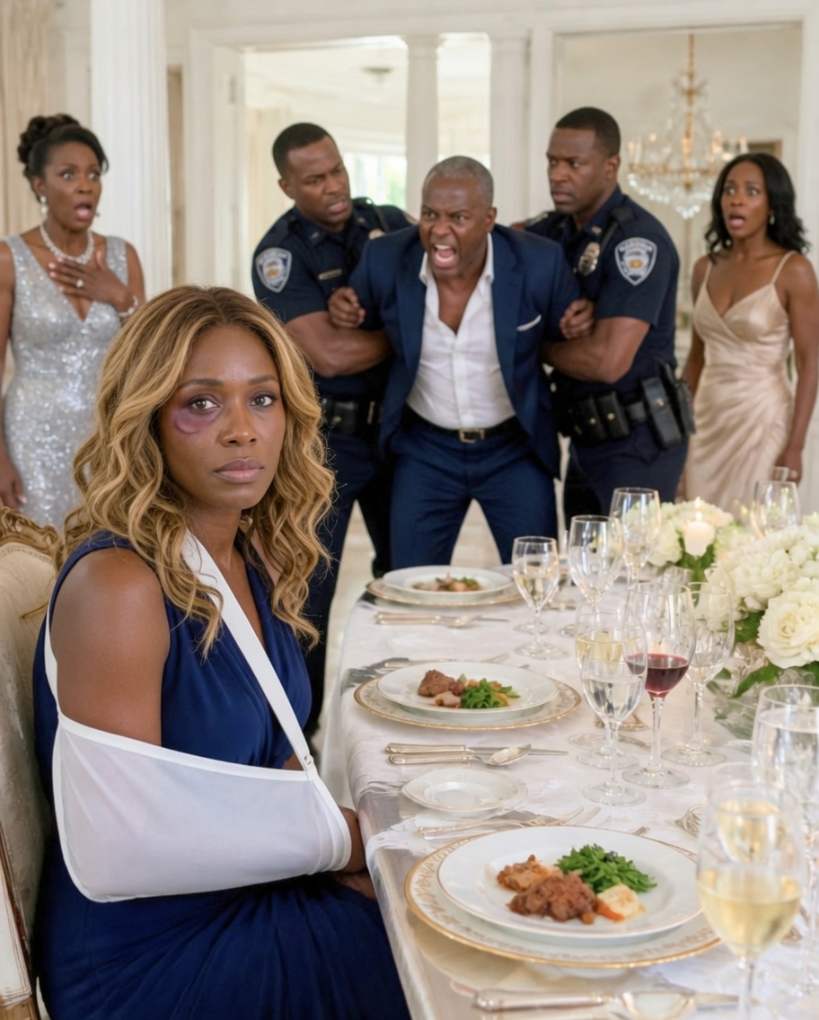 At the family dinner I was sitting there with my broken arm, couldn't even eat.