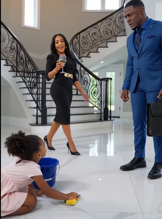 The businessman thought he was coming home early to surprise his family.