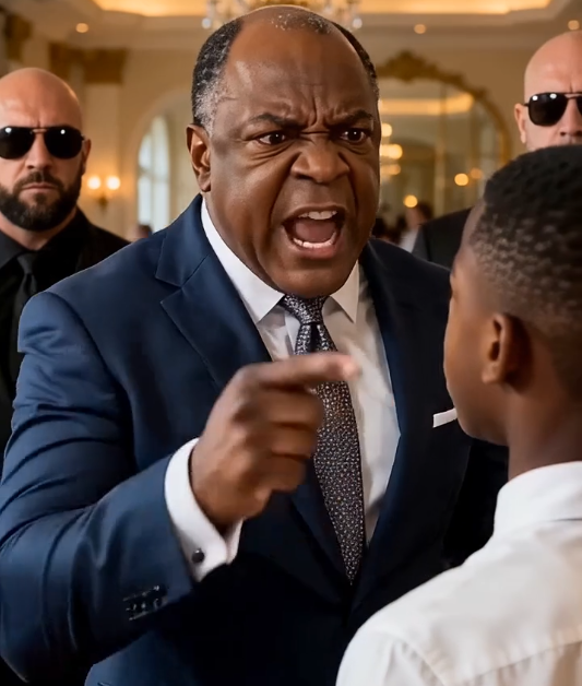 The entire restaurant fell silent when a businessman stormed through the front doors.
