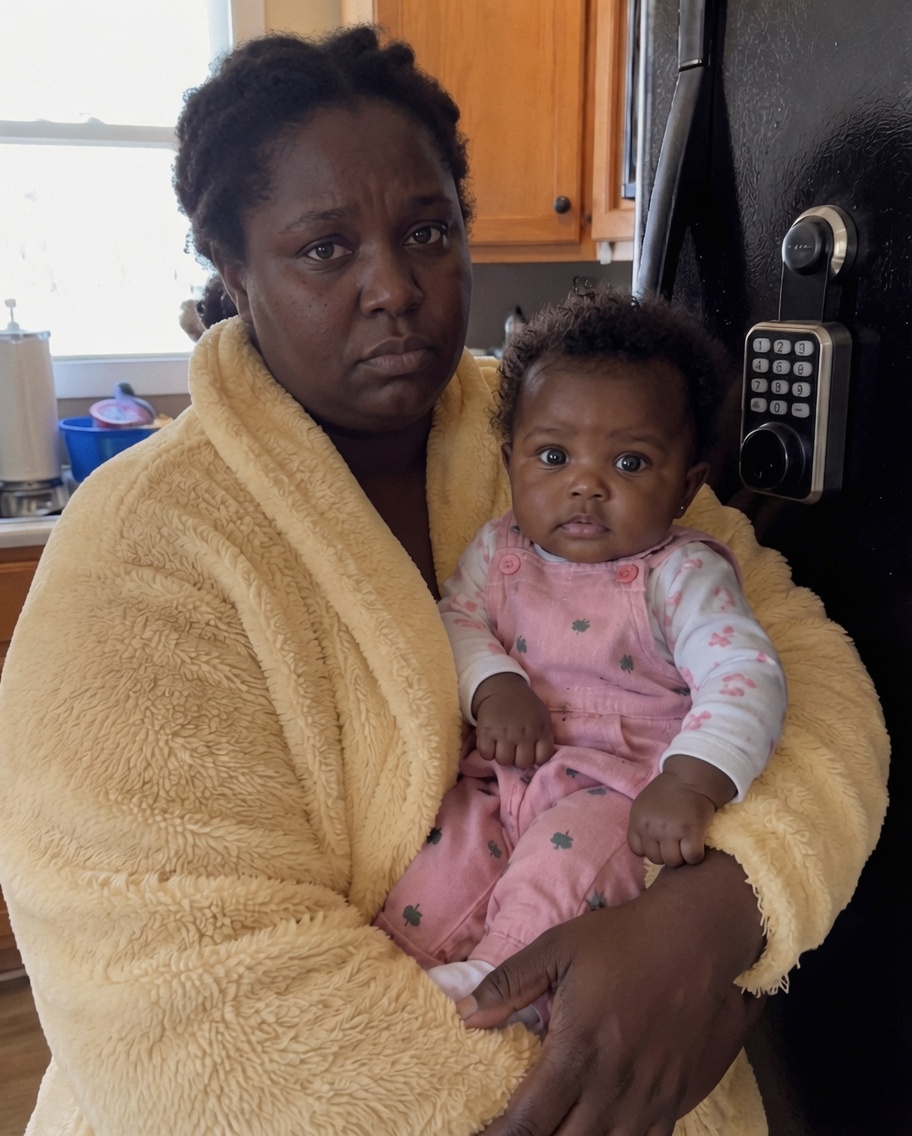 My husband put a lock on the refrigerator to control what I ate because "I got fat" after giving birth — but the way his mother taught him a lesson left everyone speechless.