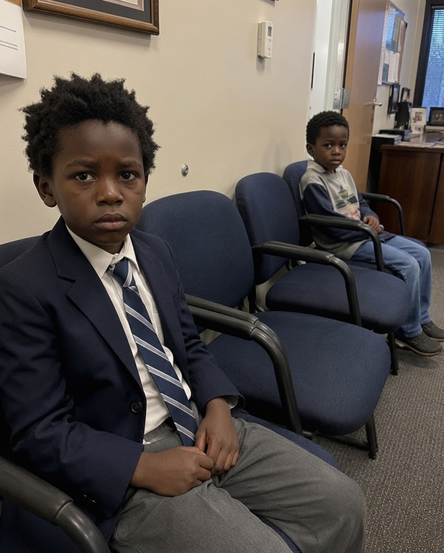 I was called to school because my son got into a fight — when I saw the boy sitting next to him, I went pale.
