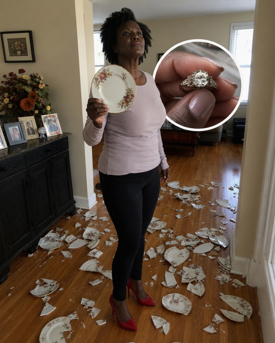 My stepmom SMASHED my late mom's family dishes after I refused to give her my mom's engagement ring — it was her biggest mistake.