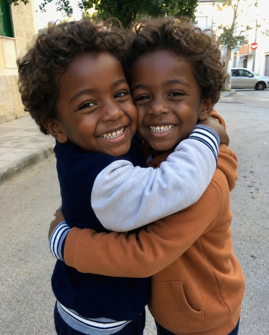"MOM, HE WAS IN YOUR BELLY WITH ME," MY FIVE-YEAR-OLD SON SAID, POINTING AT A BOY FROM THE STREET.