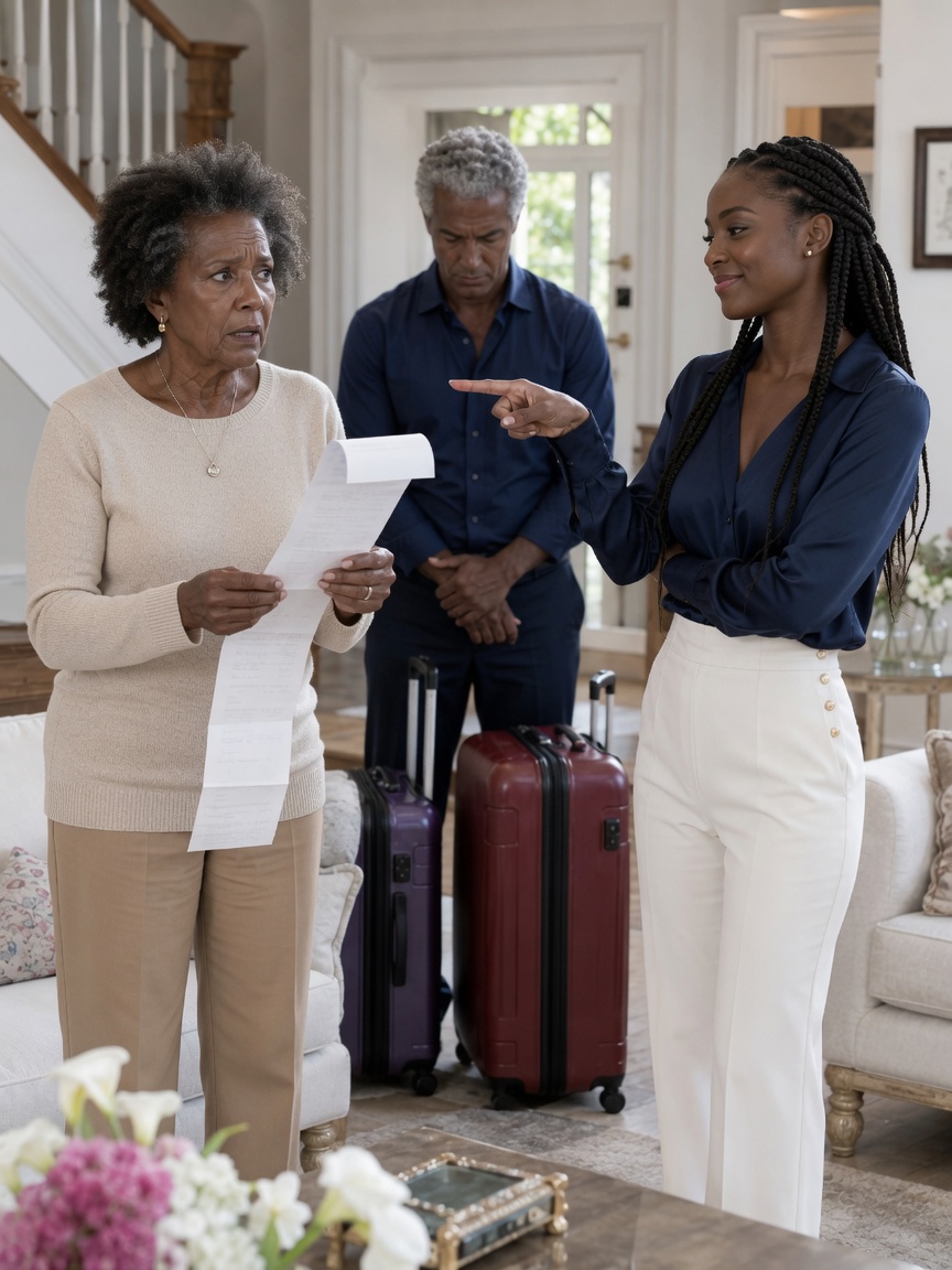 At 11:00 p.m., My Husband's Daughter Showed Up With Two Suitcases and Announced, "Dad Said We're Moving In." The Next Morning,