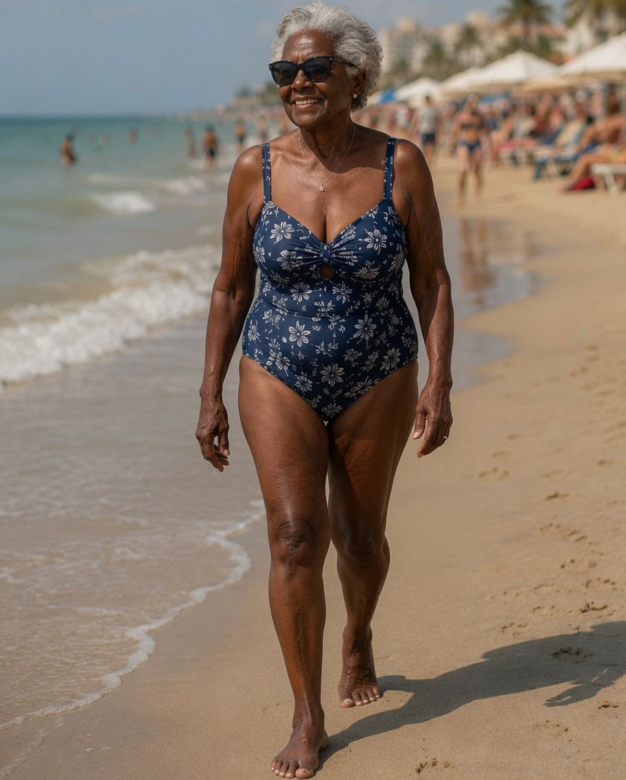 My own grandchildren begged me not to wear a swimsuit...