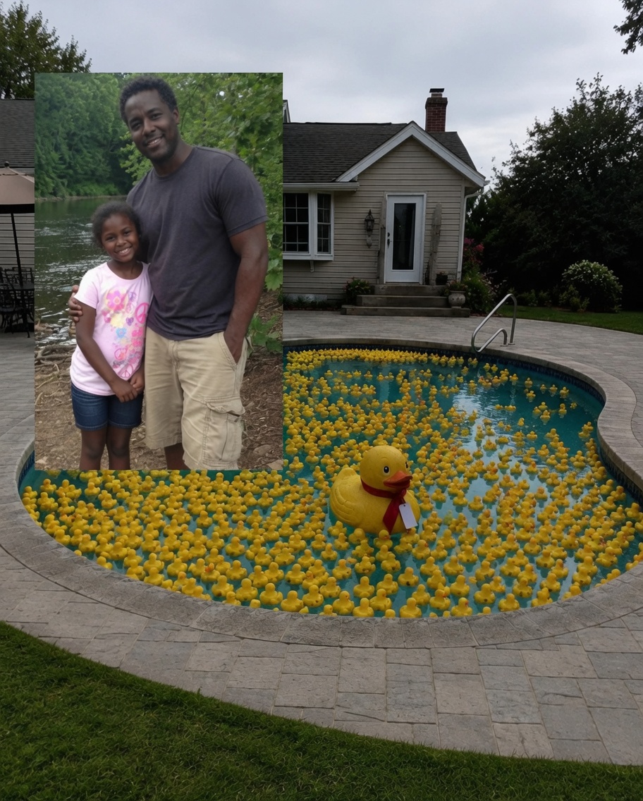 My daughter disappeared when she went to feed ducks with her dad — 10 years later, I woke up to a pool full of rubber ducks and a note attached to the biggest one that made me scream.