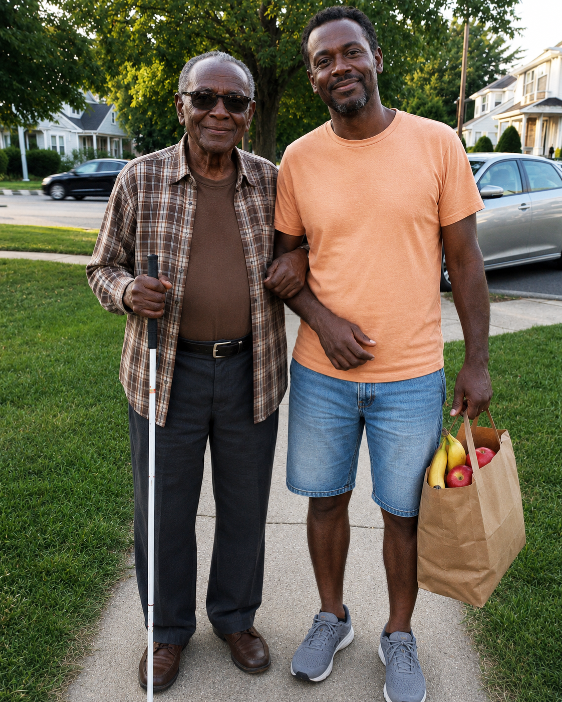 My neighbor drove my blind father to every "doctor's appointment" for 8 years — after Dad's funeral, he handed me an envelope and said, "He made me promise to tell you where we really went."