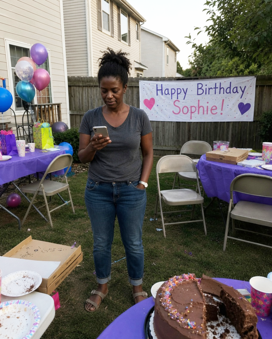 My daughter's entire class came to her birthday party — after everyone left, one message in the parents' group chat made me grab my car keys.