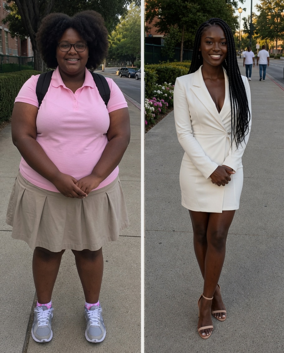 I was overlooked throughout school — at our 10-year reunion, nobody recognized me, so I used that chance.