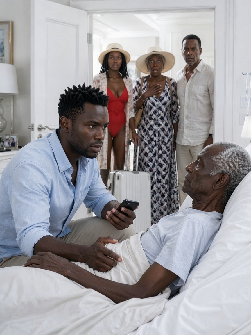 My Wife Left for a Luxury Resort with Her Parents, Leaving Her Grandfather Locked in a Room Without Water and on the Verge of D*ath.