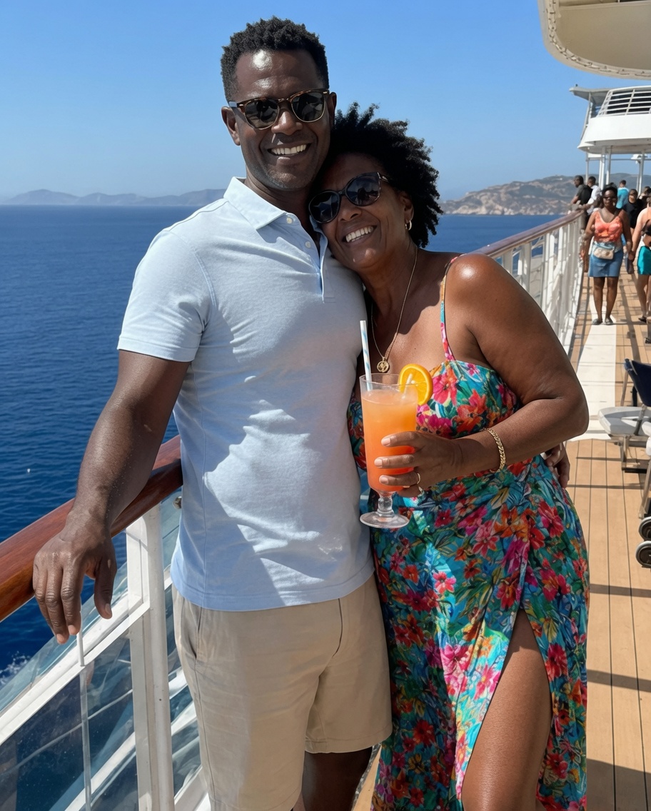 My husband left me home with the kids while he took his mother on a luxury cruise — when they returned, his mother walked through the front door, saw what had changed, and screamed, "Oh no!