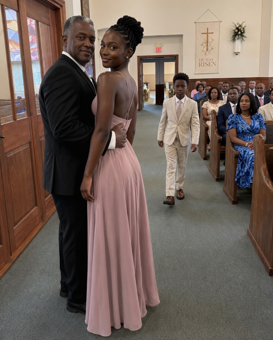 My father showed up to my wedding with my best friend as his girlfriend and introduced her as my "BONUS MOTHER"—what my little brother did next shocked the entire church.