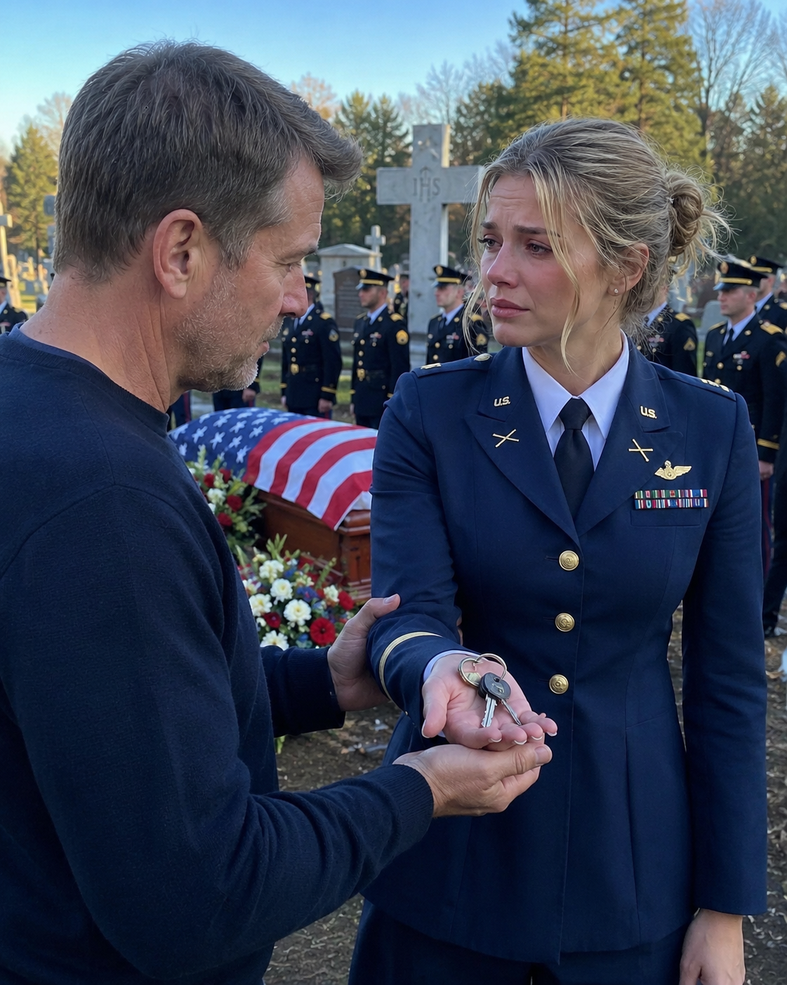As My Father's Funeral Came to an End, the Cemetery Caretaker Gripped My Wrist and Whispered Something That Turned My World Upside Down: "Your Father Paid Me to Bury an Empty Casket."