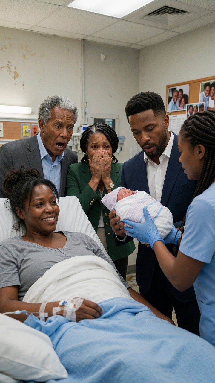 The moment the nurse carried my newborn into recovery, my mother recoiled.