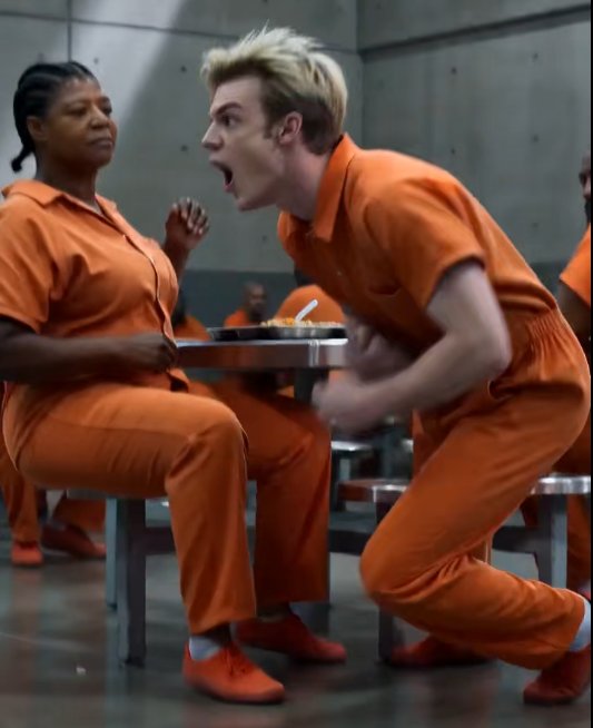 The prison cafeteria was strangely quiet.