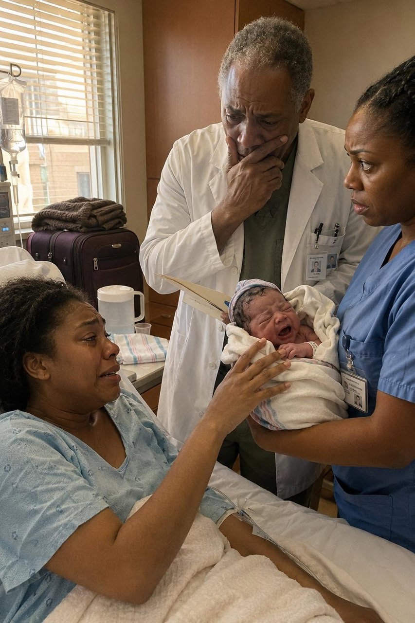 SHE WENT TO THE HOSPITAL ALONE TO GIVE BIRTH—BUT THE MOMENT THE DOCTOR SAW HER BABY, HE BECAME VISIBLY EMOTIONAL…