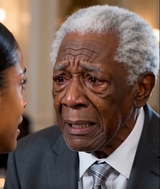 A waitress accidentally brushed against an elderly billionaire at a luxury restaurant...
